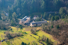 Aerial view of MVZ Landau GmbH in Badstr in Gleisweiler in the state Rhineland-Palatinate, Germany