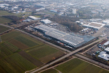 Bird's eye view of Landau North in Landau in der Pfalz in the state Rhineland-Palatinate, Germany