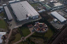 Aerial photograpy of Landau North in Landau in der Pfalz in the state Rhineland-Palatinate, Germany