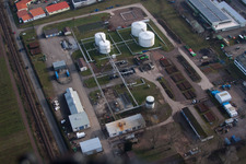 Oblique view of Landau North in Landau in der Pfalz in the state Rhineland-Palatinate, Germany