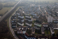 Aerial view of Horstring in Landau in der Pfalz in the state Rhineland-Palatinate, Germany