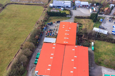 Oblique view of Bührmann Wines GmbH in Zeiskam in the state Rhineland-Palatinate, Germany