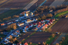 Train station and Bahnhofstr in Winden in the state Rhineland-Palatinate, Germany