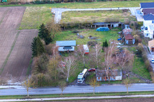 Freight forwarder on the B427 in Minfeld in the state Rhineland-Palatinate, Germany