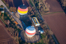 Natural gas storage in Rastatt in the state Baden-Wurttemberg