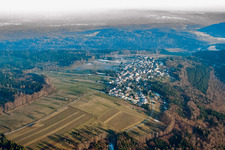 From the northwest in the district Freiolsheim in Gaggenau in the state Baden-Wuerttemberg, Germany