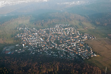District Spessart in Ettlingen in the state Baden-Wuerttemberg, Germany from a drone