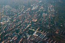 Ettlingen in the state Baden-Wuerttemberg, Germany out of the air
