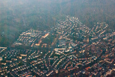 Bird's eye view of Ettlingen in the state Baden-Wuerttemberg, Germany
