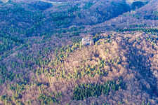 Climbing rock in Waldhambach in the state Rhineland-Palatinate, Germany