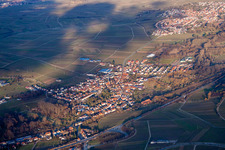 Siebeldingen in the state Rhineland-Palatinate, Germany out of the air
