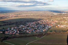 Drone image of District Arzheim in Landau in der Pfalz in the state Rhineland-Palatinate, Germany