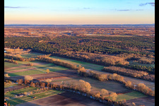 Aerial view of Model sports field in Rülzheim in the state Rhineland-Palatinate, Germany