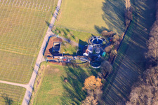 Sewage treatment plant in Oberotterbach in the state Rhineland-Palatinate, Germany