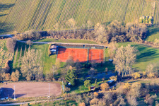 Tennis courts of the TCO Oberotterbach tennis club in Dörrenbach in the state Rhineland-Palatinate, Germany
