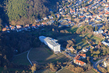 Aerial view of Edith Stein Specialist Clinic in Bad Bergzabern in the state Rhineland-Palatinate, Germany