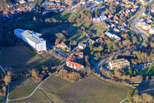Aerial photograpy of Edith Stein Specialist Clinic in Bad Bergzabern in the state Rhineland-Palatinate, Germany