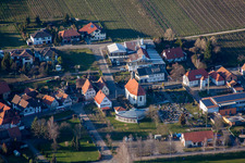 Aerial photograpy of St. Simon in the district Pleisweiler in Pleisweiler-Oberhofen in the state Rhineland-Palatinate, Germany