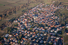 District Arzheim in Landau in der Pfalz in the state Rhineland-Palatinate, Germany seen from a drone