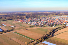 Elsässer Street in Offenbach an der Queich in the state Rhineland-Palatinate, Germany