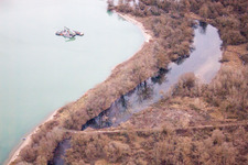 Munchhausen in the state Bas-Rhin, France from a drone