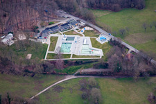 The outdoor pool in Malsch in the state Baden-Wuerttemberg, Germany