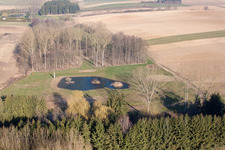 Drone recording of Siegen in the state Bas-Rhin, France