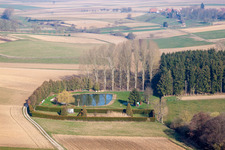Drone image of Siegen in the state Bas-Rhin, France