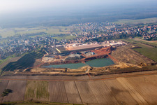Kuhlendorf in the state Bas-Rhin, France from above