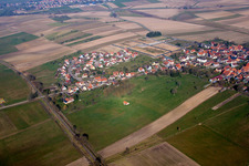 Aerial photograpy of Schwabwiller in the state Bas-Rhin, France