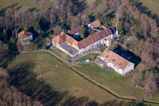 Aerial photograpy of Surbourg in the state Bas-Rhin, France