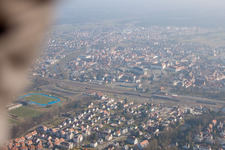 Drone image of Haguenau in the state Bas-Rhin, France