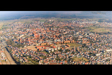 Thurot from the south in the district Bildstoeckel Ouest in Hagenau in the state Bas-Rhin, France