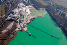 Bird's eye view of Haguenau in the state Bas-Rhin, France