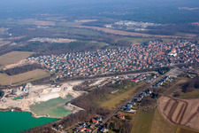 Drone recording of Haguenau in the state Bas-Rhin, France