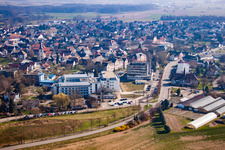 Epilepsy Center Kork in the district Kork in Kehl in the state Baden-Wuerttemberg, Germany seen from above