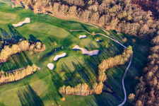 Golf Course Landgut Dreihof - GOLF absolute in the morning in the district Dreihof in Essingen in the state Rhineland-Palatinate, Germany out of the air