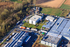 WI business park with Eberspächer catem GmbH & Co. KG in Herxheim bei Landau in the state Rhineland-Palatinate, Germany