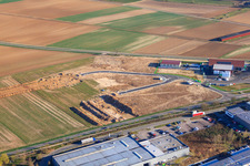 Industrial park W II under development with Krapp Objekten in Herxheim bei Landau in the state Rhineland-Palatinate, Germany