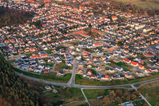 Oblique view of Bird ring in Jockgrim in the state Rhineland-Palatinate, Germany