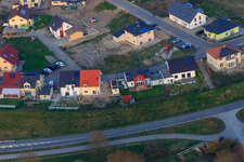 Falkenweg Forstlandallee in Jockgrim in the state Rhineland-Palatinate, Germany