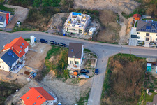 Aerial photograpy of Bird Ring x Owl Path in Jockgrim in the state Rhineland-Palatinate, Germany