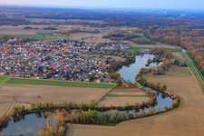 Fish monument on the Rhine dam in Leimersheim in the state Rhineland-Palatinate, Germany