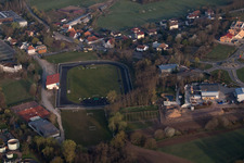 Drone image of District Neulauterburg in Berg in the state Rhineland-Palatinate, Germany