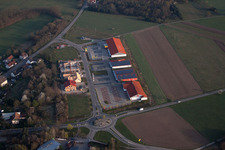 District Neulauterburg in Berg in the state Rhineland-Palatinate, Germany from a drone