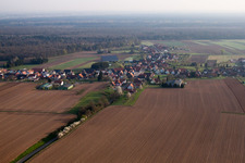 Schleithal in the state Bas-Rhin, France out of the air