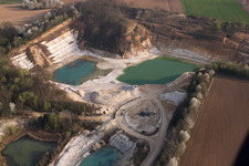 Riedseltz in the state Bas-Rhin, France out of the air