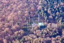 Radar system in Cleebourg in the state Bas-Rhin, France
