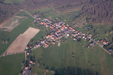 Drone image of Mattstall in the state Bas-Rhin, France