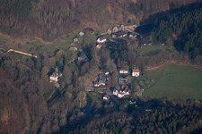 Nehwiller-près-Wœrth in the state Bas-Rhin, France viewn from the air